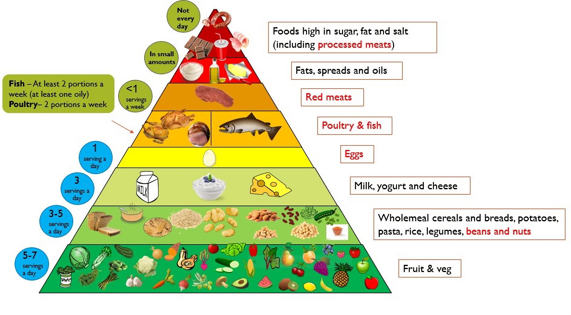 Irish Food Pyramid Food Pyramid