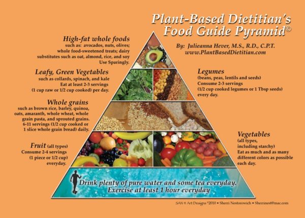 Plant-Based Dietitian's Food Guide Pyramid