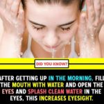 Health Tips: Splash clean water in the eyes at morning,  increases eyesight
